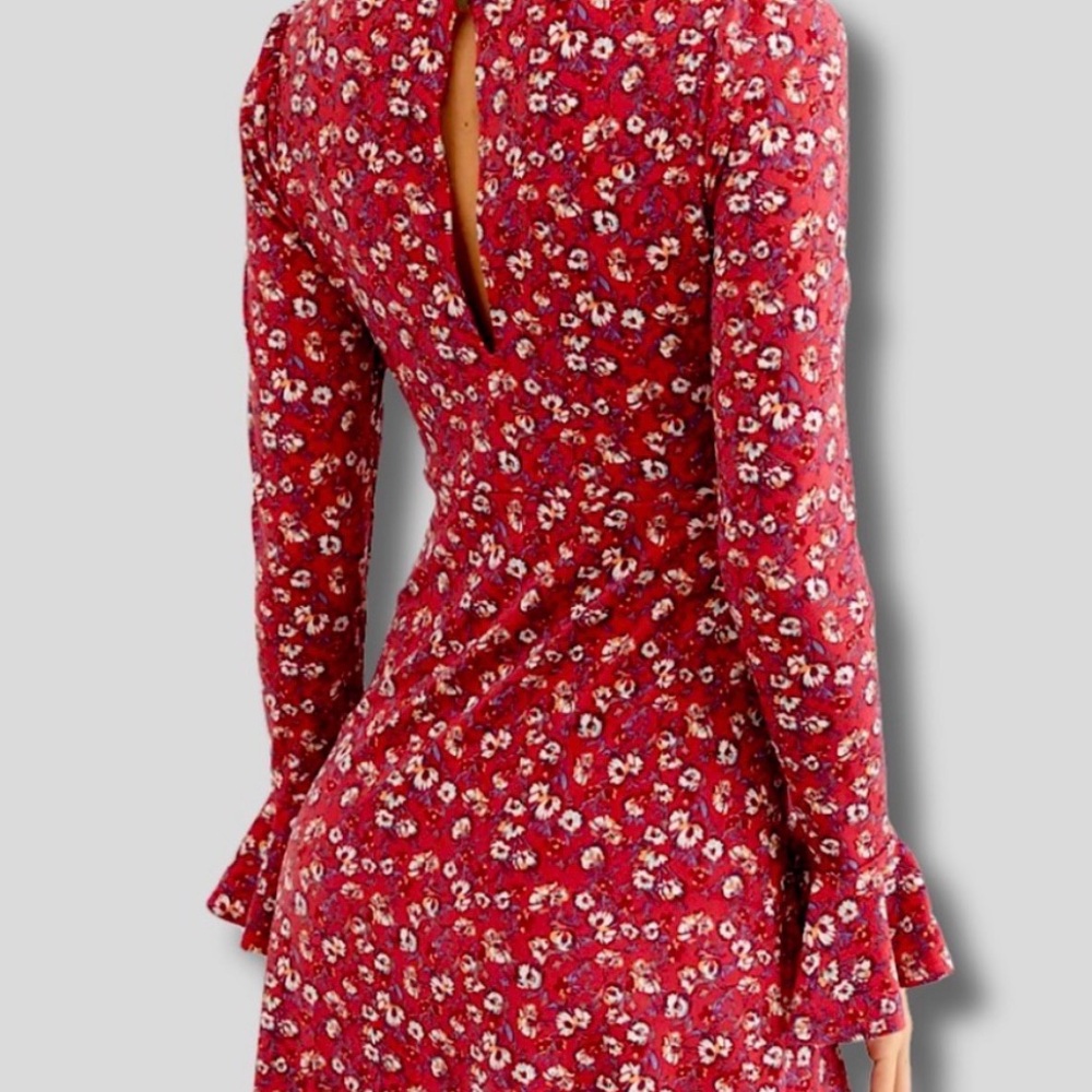 Free People Say Hello Floral Boho Dress XS - Picture 7 of 10
